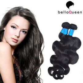 China Salongebrauch Körper-Wellen-natürlicher schwarzer indischer Jungfrau-Haar-Einschlagfaden für Frauen fournisseur