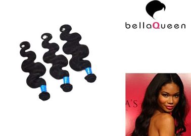 China Jungfrau-malaysische Haar-Körper-Welle, schwarze Frauen-Doppeltes gezeichnete Haar-Erweiterungen fournisseur
