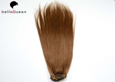 China Brasilianer Remy-Klipp in der Haar-Erweiterung, farbiges gerades Webart-Menschenhaar fournisseur