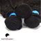 Verworrenes gelocktes natürliches schwarzes brasilianisches Jungfrau-Menschenhaar, das ohne Chemikalie spinnt fournisseur