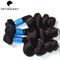 Natürliches schwarzes brasilianisches Jungfrau Remy-Menschenhaar 10 Zoll - 30 Zoll 6A lösen Welle fournisseur