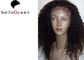 Gelockte Jungfrau-volle Spitze-Menschenhaar-Perücken für das Haarspinnen der schwarzen Frauen fournisseur