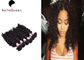 Ordnen Sie brasilianisches Menschenhaar der Jungfrau-7A, natürliches schwarzes gelocktes Webart-Haar fournisseur