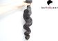 Indisches Haar-natürliches schwarzes loses Wellen-Menschenhaar 6A Remy, das ohne Chemikalie spinnt fournisseur
