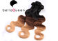 Ombre-Körper-Wellen-brasilianisches Jungfrau-Menschenhaar 10-32“ für schwarze Frauen fournisseur