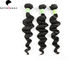 Ordnen Sie 8A 3 Bündel brasilianische Jungfrau-Menschenhaar-lose tiefe Wellen-Haar-Einschlagfaden für Mädchen fournisseur