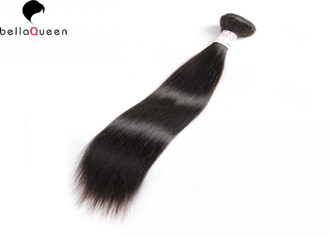 30 Zoll-natürliche gerade Welle malaysischer Remy-Haar-Einschlagfaden kein gefärbtes Ende keine Verwicklung