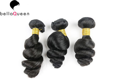 China Haar des 1 Bündel-lösen natürliches Schwarz-6A Remy, Wellen-schönen Arten Remy-Haar-Einschlagfaden 100% fournisseur