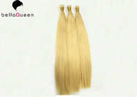 China Langlebige goldene blonde flache Haar-Erweiterungen der Spitzen-613# mit vollem Ende Firma