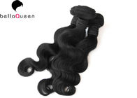 China Natürliches Haar-Jungfrau-Menschenhaar-Erweiterungs-Körper-Wellen-Haar-Spinnen des Schwarz-6A Remy Firma