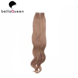 China Volle Häutchen-Körper-Wellen-dunkelbraune Band-Haar-Erweiterung für Frauen-volles Ende usine